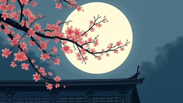 月下の囁き - 古典文学ポッドキャストのカバーアート